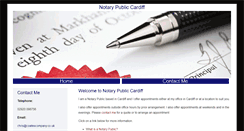 Desktop Screenshot of notarypubliccardiff.com
